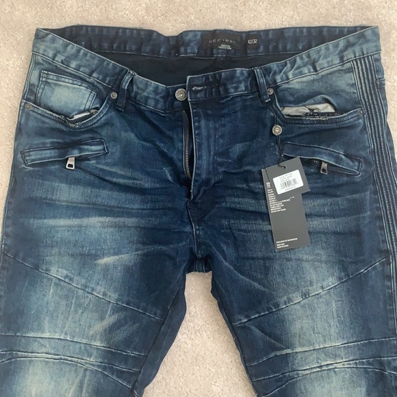 Men’s dark wash jeans - Picture 3 of 4